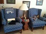 Beautiful Wing Back Chairs