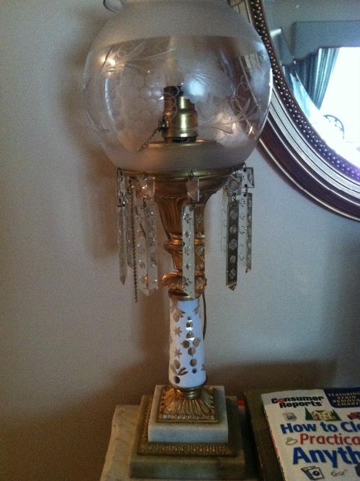 Beautiful antique lamp..have provenance 