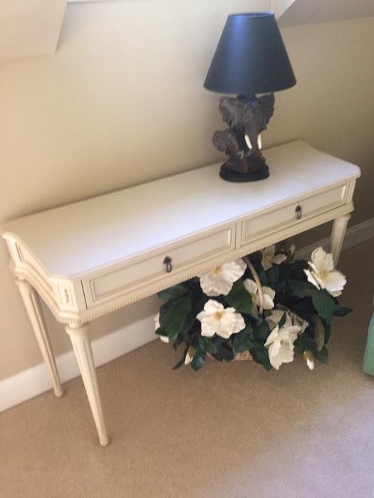 Painted/distressed console table