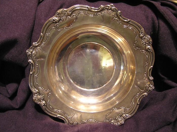 This beautiful sterling serving dish adds delight to every dinner