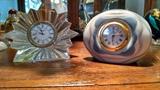 Waterford and Lladro clocks