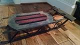 Antique sled decor