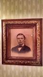 Gorgeous framed antique portrait