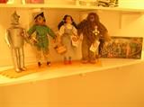 The Wizard of Oz figurines and pez dispenser collection