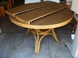 table with 4 chairs-rattan