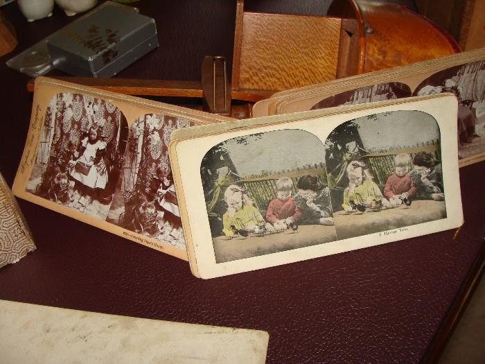 Just a few of many stereograph cards with awesome pics!