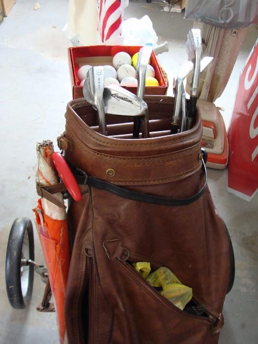 Golf Equipment: Cart, Bag, Clubs, Balls, etc.