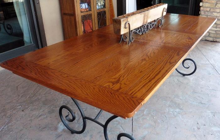 Table only. Candleholder sold.