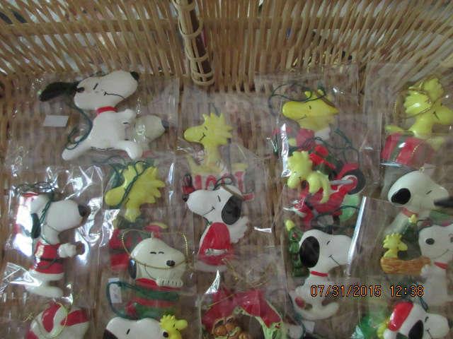 Snoopy flat Christmas ornaments