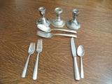 Gorham Sterling Silver Silverware set and Candlesticks