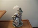 Lladro - Girl with Umbrella