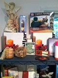 Candles, Glass and Crystal Vases, Baskets, Home Decor, Bric-a-Brac, Knick Knacks, Chatzskis, Novelties, and Gadgets  