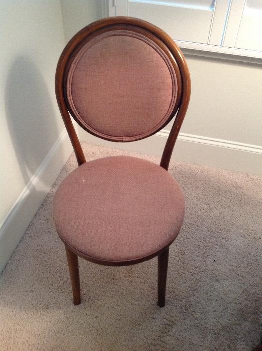 Pink Upholstered Side Chair