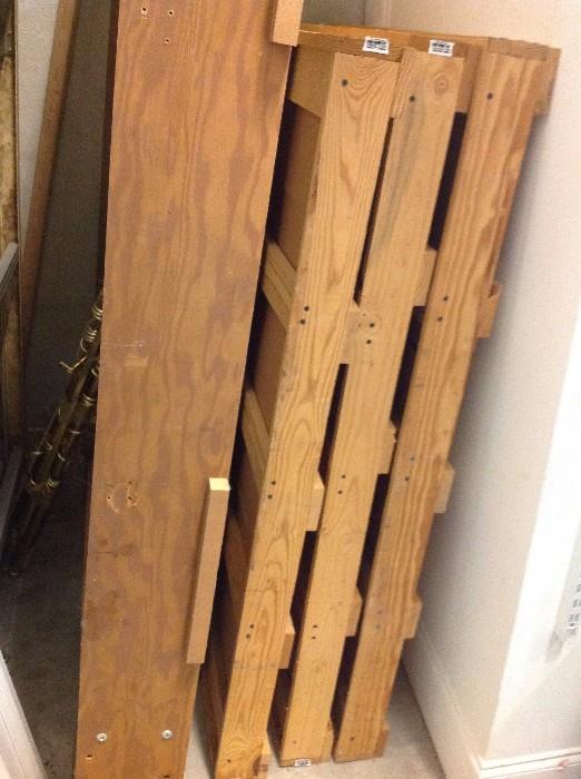 Brunswick Slate Pool Table - Disassembled - Detail (Slates crated)