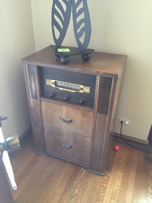 Grundig radio and record player