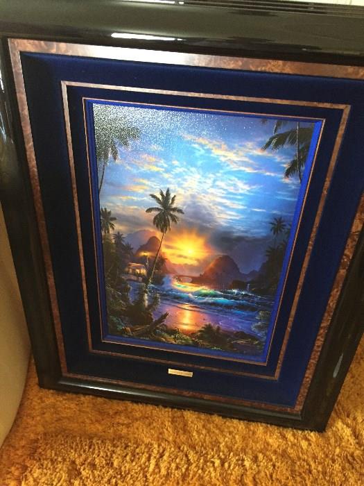 Christian Lassen signed limited edition painting, beautifully framed