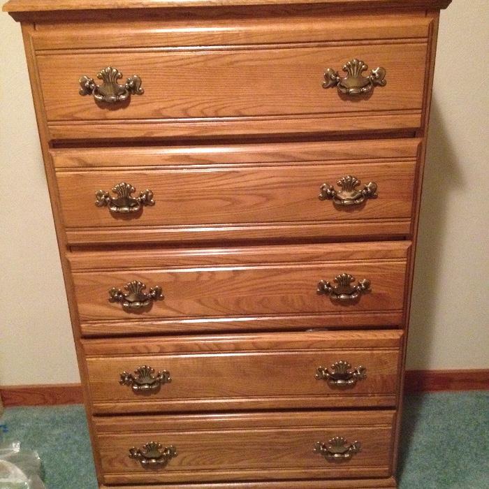 Dresser with matching bedroom pieces