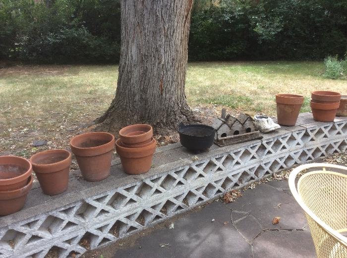 Outdoor pots