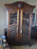 Beautiful large cabinet with shelves. Mother paid $1,000 at Children's orthopedic auction over 25 years ago. Price is $450.