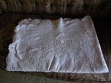 Beautiful hand embroidered tablecloth. $95. Absolutely wonderful piece. All hand done.