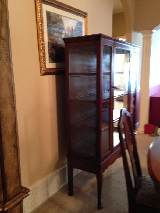 Side view of China Cabinet