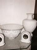 LENOX CLOCKS-BOWLS & VASES