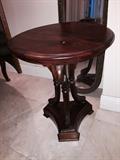 PAIR MAHOGANY SIDE TABLES
