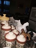 CANISTER SETS & ROOSTER POTS
