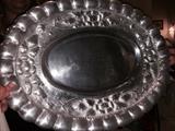 LARGE PEWTER PLATTER
