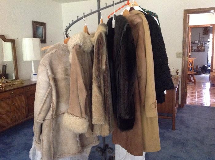 Vintage fur coats 