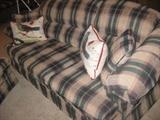 Plaid Sofa, Very good Condition