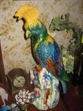 Majolica Parrot