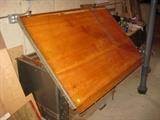 Vintage Hamilton Industrial Drafting Table