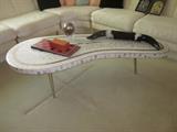 Very Cool Mid-Century Mosaic Tile Coffee Table. 