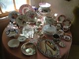 Antique Cut Glass; Continental Porcelain; Japanese Porcelain