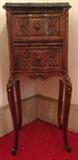 Marble Top Lamp Chest
