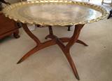 Exotic Brass Tray Tables
