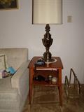 Haywood Wakefield side table in very nice condition