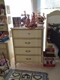 French Provincial 4 drawer chest
