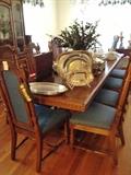 Silverplate trays and other items