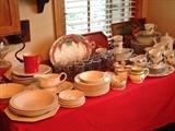 Christmas china from Japan in right corner