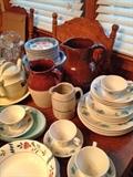 Vintage pitcher crocks