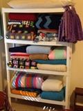Many, many pretty throws and afghans