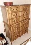 Chest of drawers to 3-piece French Provincial bedroom suite