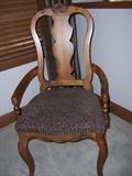 2 Mahogany Dining Room Arm Chairs, 6 Side Chairs