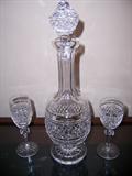 Waterford wine glasses and Decanter