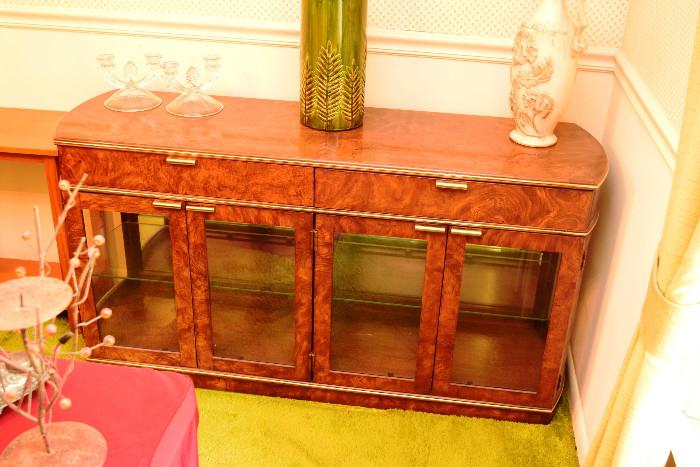 2-Drawer Buffet with glass doors