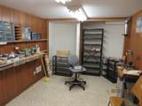 Metal Shelves, Office Chair, Screw Organizers