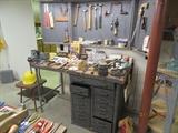 Workbench with many tools