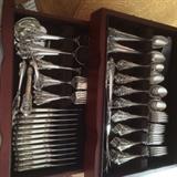 Wallace "Grande Baroque" 12 - 8 pc sterling place settings plus 12 serving pieces